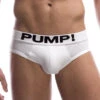 PUMP! Men's Classic Low Rise Mesh White Briefs 12008 8 PUMP! Men's Classic Low Rise Mesh White Briefs 12008 -Wacoall Underwear Shop PUMP 12007 White B 1