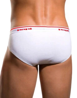 Papi 3-Pack Pure Cotton Low Rise Briefs 554101 -Wacoall Underwear Shop Papi 554101 White 100 B 5
