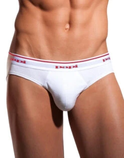 Papi 3-Pack Pure Cotton Low Rise Briefs 554101 -Wacoall Underwear Shop Papi 554101 White 100 B 6