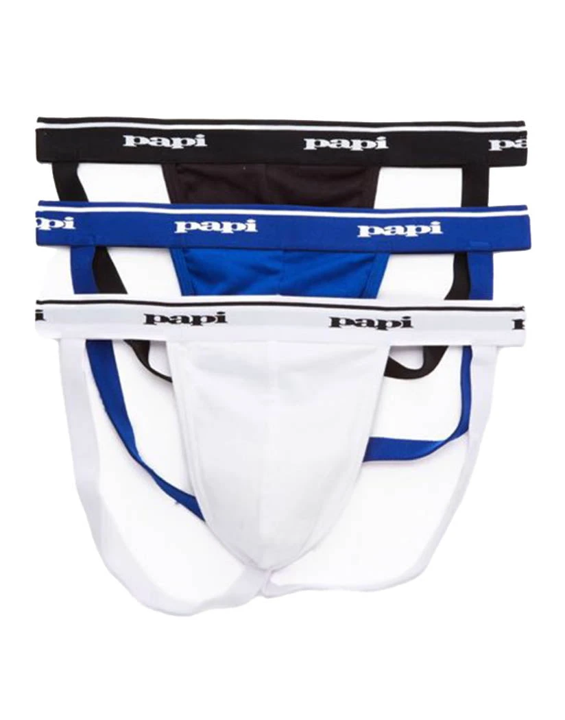 Papi 3-Pack Cotton Jockstraps 705910 1 Papi 3-Pack Cotton Jockstraps 705910