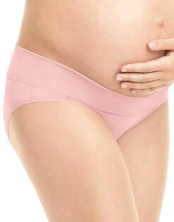 Playtex Maternity V-Front Hipster 3-Pack PMVFHS 11 Playtex Maternity V-Front Hipster 3-Pack PMVFHS -Wacoall Underwear Shop Playtex PMVFHS In the NavyWhite Dot PrintWhiteGentle Peach B 2