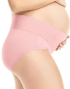 Playtex Maternity V-Front Hipster 3-Pack PMVFHS 12 Playtex Maternity V-Front Hipster 3-Pack PMVFHS -Wacoall Underwear Shop Playtex PMVFHS In the NavyWhite Dot PrintWhiteGentle Peach B 5