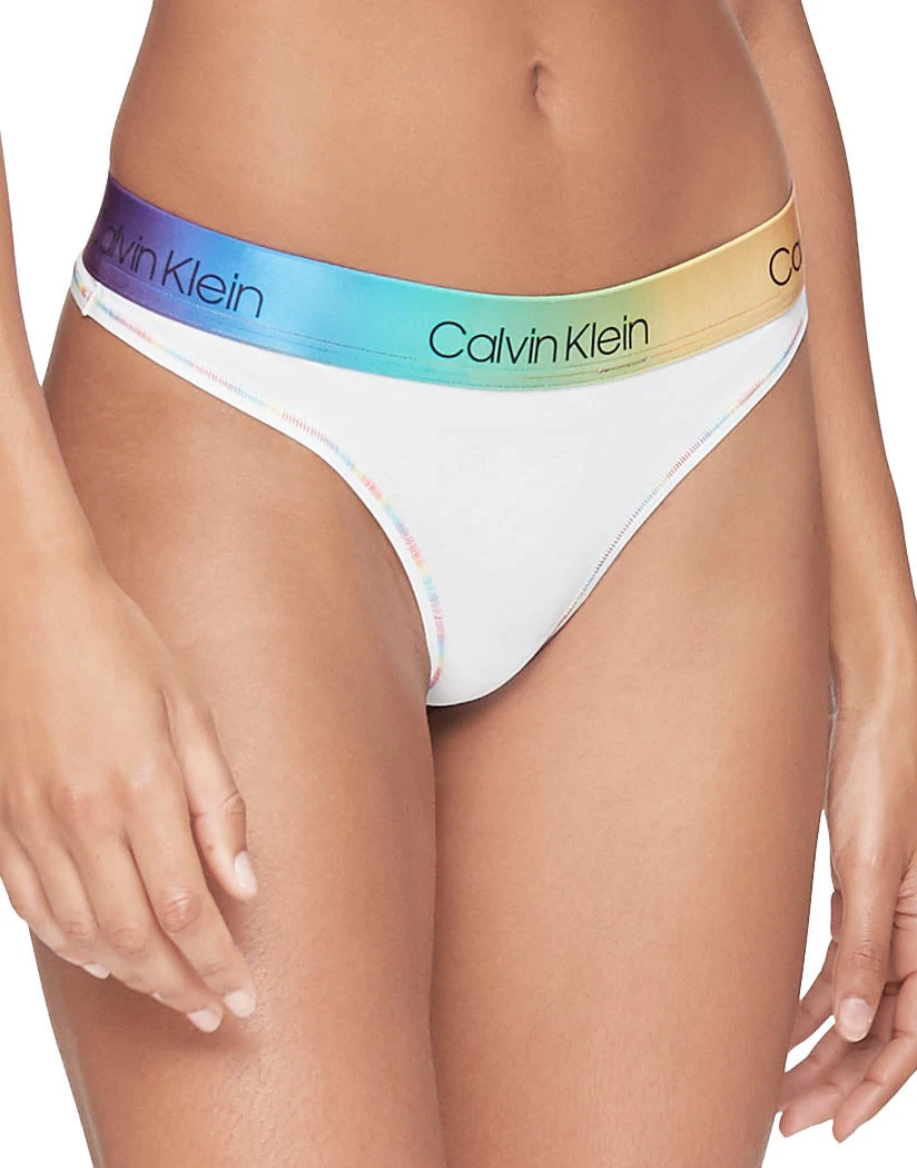 Calvin Klein Modern Cotton Thong QF6581 7 Calvin Klein Modern Cotton Thong QF6581 - Image 7