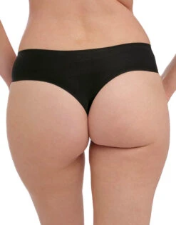 Fantasie Smoothease Invisible Stretch Thong FL2327 -Wacoall Underwear Shop SMOOTHEASE BLACK NON WIRED BRALETTE FL2326 INVISIBLE STRETCH THONG FL2327 B TRADE 3000 SS22