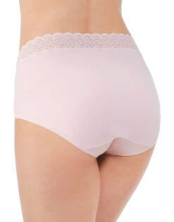 Vanity Fair Flattering Lace Cotton Brief 13396 -Wacoall Underwear Shop Vanity Fair 13396 Sheer Quartz back 0969 B 2