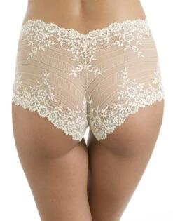 Wacoal Embrace Lace Boyshort 67491 -Wacoall Underwear Shop Wacoal 67491 Sand Ivory B 2