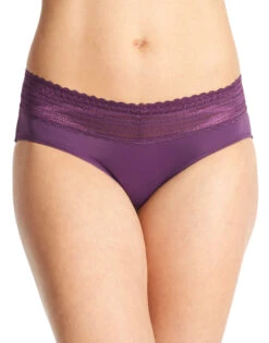 Warner's No Pinching. No Problems With Lace Hipster 5609J -Wacoall Underwear Shop Warner s 5609J Purple Fig B 774dfe40 eec5 4978 a63a 3efac4245b34