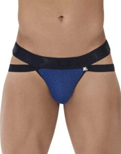 Xtremen Microfiber Jacquard Jockstrap 91085 -Wacoall Underwear Shop Xtremen 91085 Royal 1
